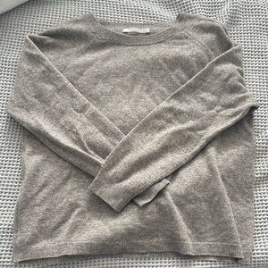 InCashmere Men's Tan Crewneck Sweater